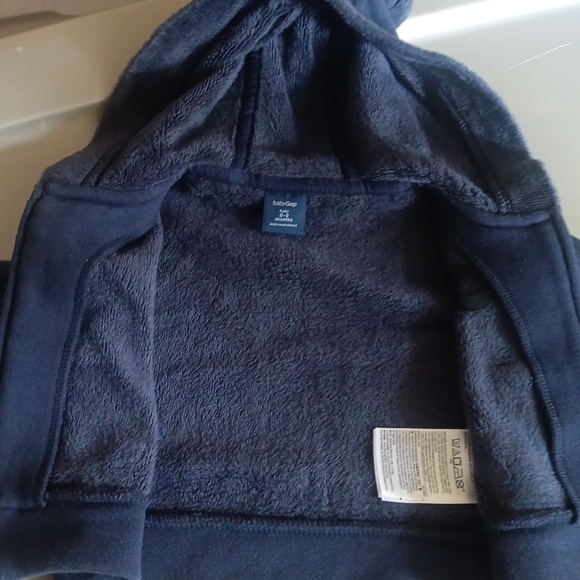 Gap navy zip-up hoodie - Picture 4 of 4